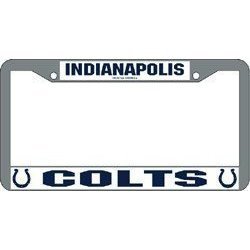 Indianapolis Colts Chrome License Plate Holder