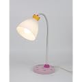 Niermann Standby 212 Tischleuchte Kr�nchen, ca. 15 x 45 cm, Flexrohr ca. 20 cm fest und 30 cm flexibel, Schirm aus bruchsicheren Polycarbonat, 1 x E14 - max. 40 Watt, inklusiv Leuchtmittel, Eurostecker, ca 150 cm Zuleitung mit Zwischenschalter, Made in Germany