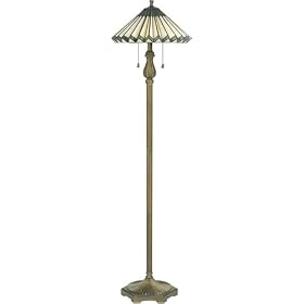Rustic Green Floor Lamp