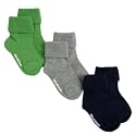 Blue Zoo Baby Pack of three triple roll baby boy socks