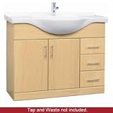 1050mm Rigid Beech Vanity Unit with Ceramic Basin 31hh2KulDoL. SL160 1050mm Rigid Beech Vanity Unit with Ceramic Basin
