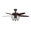 Malus Click-In Ceiling Fan Bronze (52")