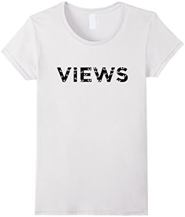 Women's Views t shirt Small White