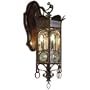 Maitland-Smith Regency Wood Plaque Wall Lamp