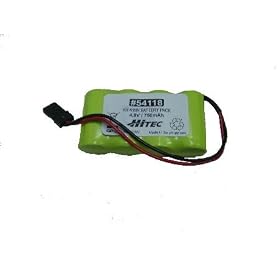 Receiver NiMH Battery Pack, Flat, 750mAh