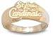 St. Louis Cardinals Solid 10K Gold ''ST LOUIS CARDINALS'' Ring Size 6 1/2