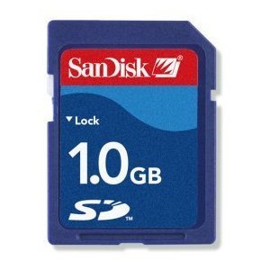 SanDisk SDSDB-1024-A10/11 1 GB Secure Digital Card (Retail Package)