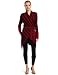 Fever Women's Blanket Coat, Claret/Black, Medium