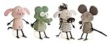 Plush Pearls Before Swine Character Set 8"