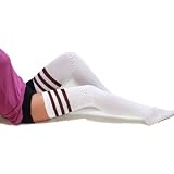 Personalized American Apparel RSASKTH Stripe Thigh-High Sock