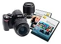 Nikon D40 6.1MP Digital SLR Camera with 18-55mm f/3.5-5.6G ED II AF-S DX and 55-200mm f/4.5-5.6G ED AF-S DX Zoom-Nikkor Lens with 2 Nikon School DVD
