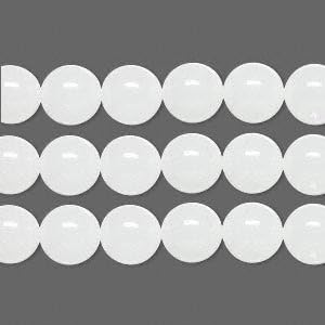 Round Snow Quartz Beads 6mm 16 Inch Strand. Lot of 10 Strands 660 Beads