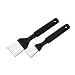 Chef Craft 21266 2-Piece Plastic Basting Brushes, Black, 8 and 9-Inch