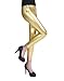 HDE Metallic Gold Leggings Metallic Rave Festival Leggings
