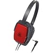 Audio Technica ATH-SQ505 RED | Foldable Closed Dynamic Headphones (Japan Import)