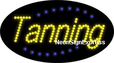 Animated Tanning LED Sign