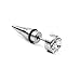 Fashion Steel Rhinestone Spike Screw Ear Stud Earring Barbell Men's Jewelry