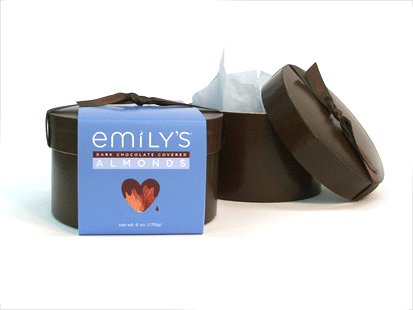 Dark Chocolate Almonds Keepsake Box by AMES International, Inc