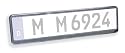 Schätz 4001080 Nummernschildträger Chrom-Look für Kennzeichengröße 520mmx110/112mm, Stück