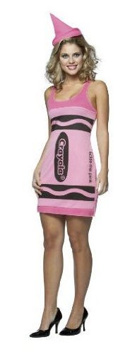 Tickle Me Pink Crayola Crayon Teen Costume Teen (13-16)