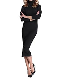 Roco roca Women’s Turtleneck Ribbed E…