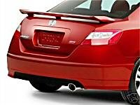 HONDA CIVIC 2DR SI FACTORY STYLE SPOILER 2006 2007