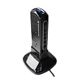 Masterplug SRPTU102PB USB Charging Surge Protected 2m Extension Lead Power Tower with 10 Sockets