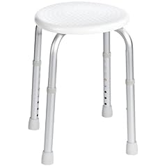Ridder A00603101 Bade-/Duschhocker rund, ohne Lehne, h�henverstellbar, wei�