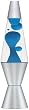 Lava Lite 14.3" Lava Lamp - Blue/Clear/Silver