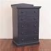 Bratt Decor Heritage 5 Drawer Chest Color: Navy