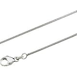 Platinum Solid Snake Chain - 18 inches