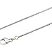Platinum Solid Snake Chain - 18 inches