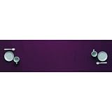 Esprit Home - 37334-070-50-170 - Chemin de table "Carré" - 50 cm x 170 cm - Lilas (Import Allemagne)