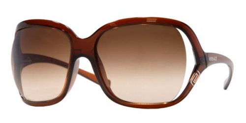VERSACE 4114 101/13 LIGHT BROWN PLASTIC BROWN GRADIENT SUNGLASSES
