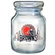 Cleveland Browns Logo'd Candy Jar - NFL Football Fan Shop Sports Team Merchandise
