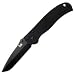 Ascender Drop Point, Black G-10 Handle, Black Blade, Plain
