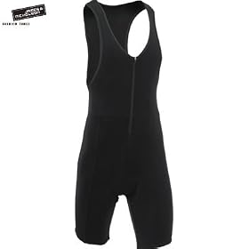 JAMES NICHOLSON - Cuissard de cycliste avec bretelles JN323- taille M - coloris noir - mixte homme / femme