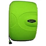 CASE-IT EVALM80 Molded 80-CD Storage Case (Lime green)