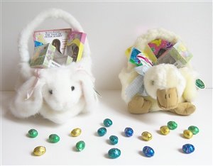 Easter Bunny and Duck Easter Baskets by Duck