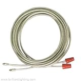 12 ft Center-attach power feed for Tech Kable (chrome)