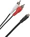 RCA Y Adapter 2 Male To 1 Female