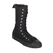 MENS Canvas Mid Calf Chuck Taylor Converse Style Sneaker Black Pink Red