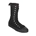 MENS Canvas Mid Calf Chuck Taylor Converse Style Sneaker Black Pink Red