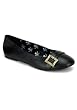 Women's Junior'S Pirate Flats With Buckle