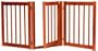 Dynamic Accents 3 Panel Freestanding Walk Through Gate CHERRY