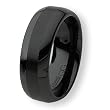 Black Ceramic Ring (8.0 mm) - Sizes 6-13