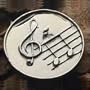 Cliffside BR136 Music Notes Knob 1 1/2 inch Diameter