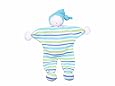 Under The Nile Organic Baby Buddy, Seahorse Stripe