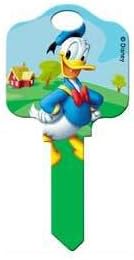 1 X Donald Duck Schlage SC1 House Key Disney