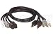 Middle Atlantic - Power cable kit - IEC 320 EN 60320 C13 - NEMA 5-15 (M) - 6 in - gra...